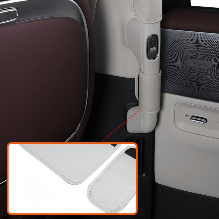Leather Middle Inner Door Handle Cover for 2024-2026 XPENG X9