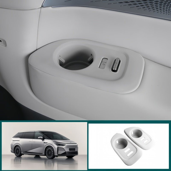 Eco Silicone 3rd Row Door Cup Holder Sleeve for 2026 XPENG X9