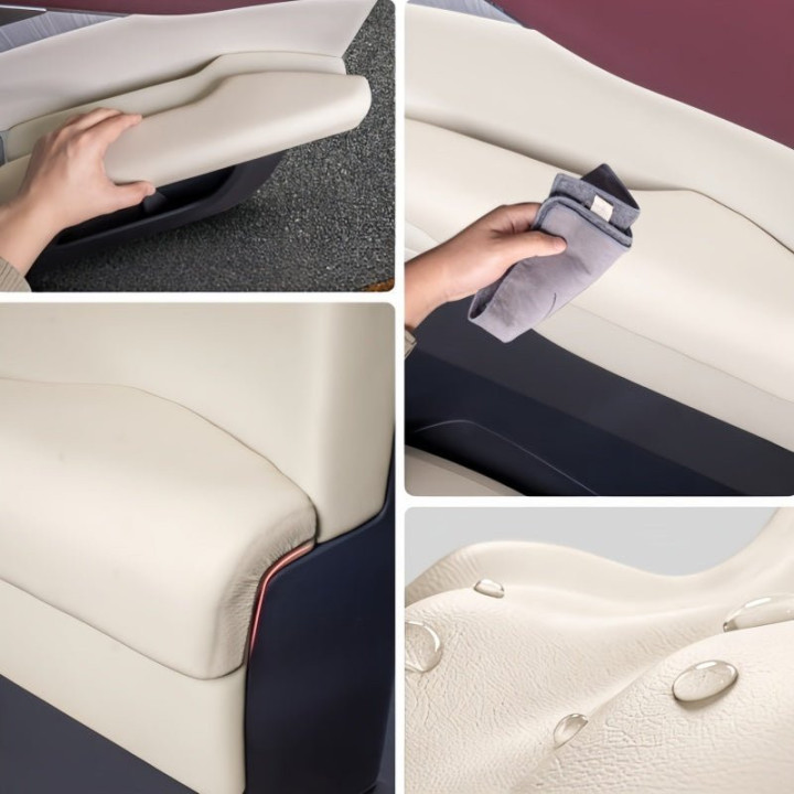 Napa Wrapped ABS Inner Door Handle Cover for 2024-2026 XPENG X9