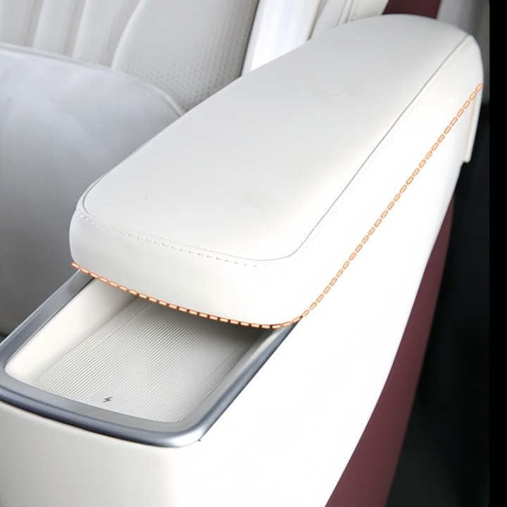 Napa Leather 2nd Row Armrest Cover for 2026 XPENG X9