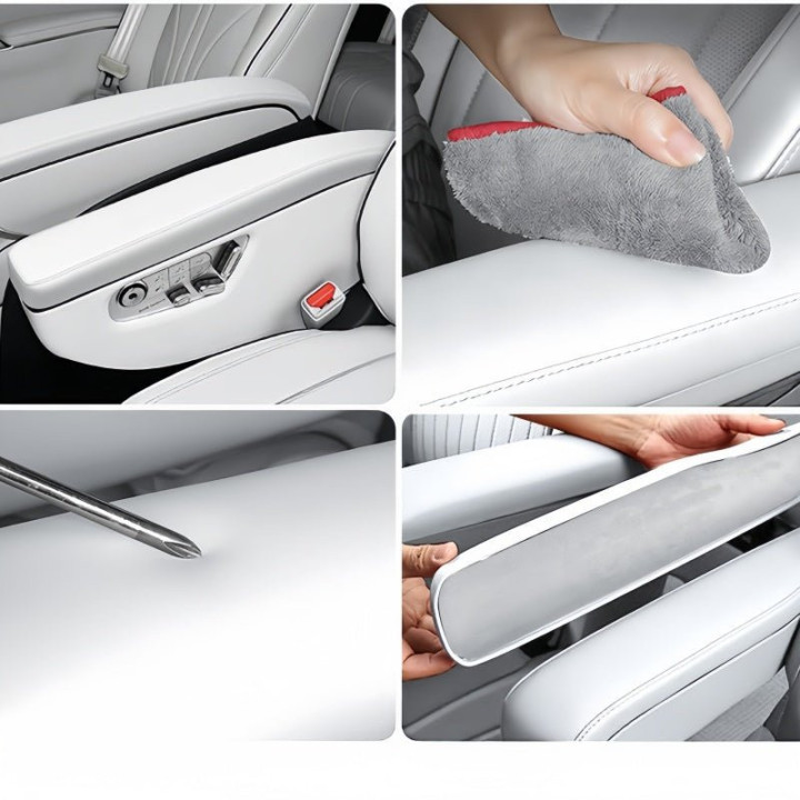 Napa Leather 2nd Row Armrest Cover for 2026 XPENG X9