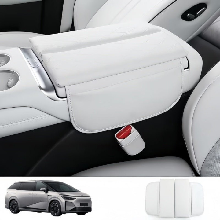 Napa Leather Center Armrest Cover for 2024-2026 XPENG X9