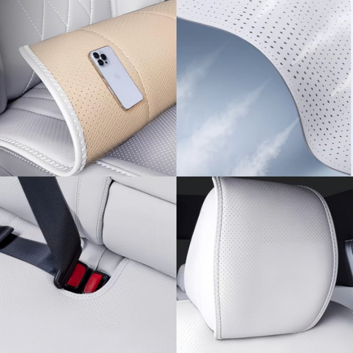 Napa Leather Semi-Wrap Seat Cover for XPENG G6 (2025-2026)