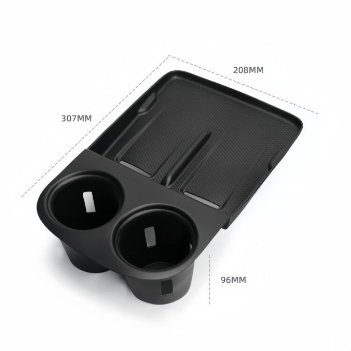 2-in-1 Wireless Charging & Cup Holder Silicone Mat for Xpeng G6