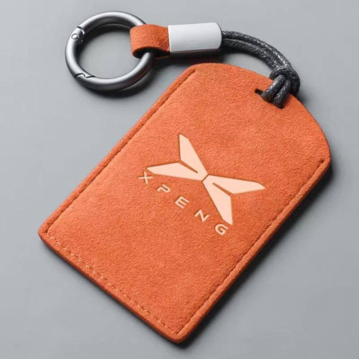 Premium Suede NFC Card Holder Cover for Xpeng EV