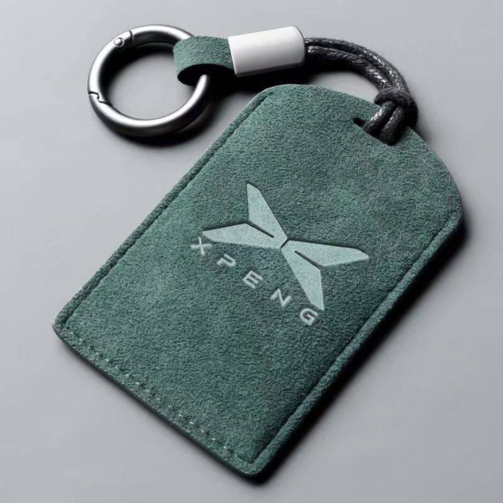 Premium Suede NFC Card Holder Cover for Xpeng EV