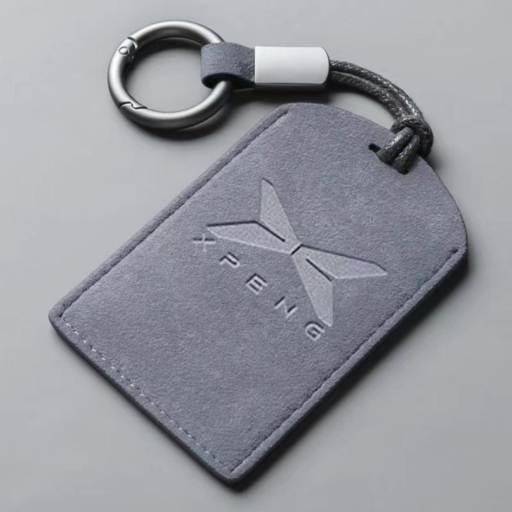 Premium Suede NFC Card Holder Cover for Xpeng EV