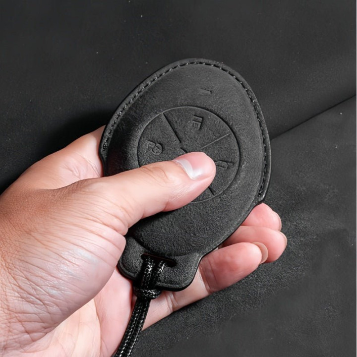 Premium Suede Car Key Fob Cover for Xpeng All Models