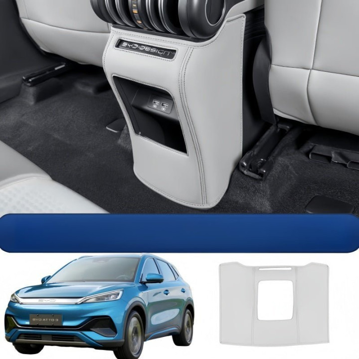 Rear Air Vent Kick Protection Mat for BYD Atto 3 2023-2026