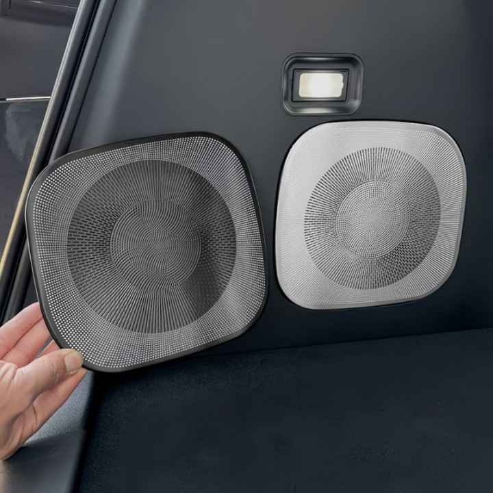 Stainless Steel Trunk Subwoofer Speaker Cover for Leapmotor C10