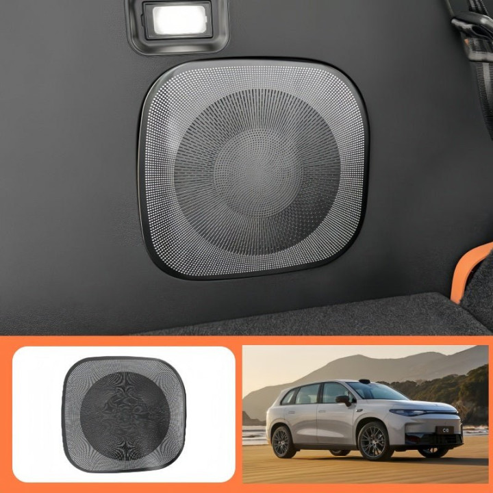 Stainless Steel Trunk Subwoofer Speaker Cover for Leapmotor C10