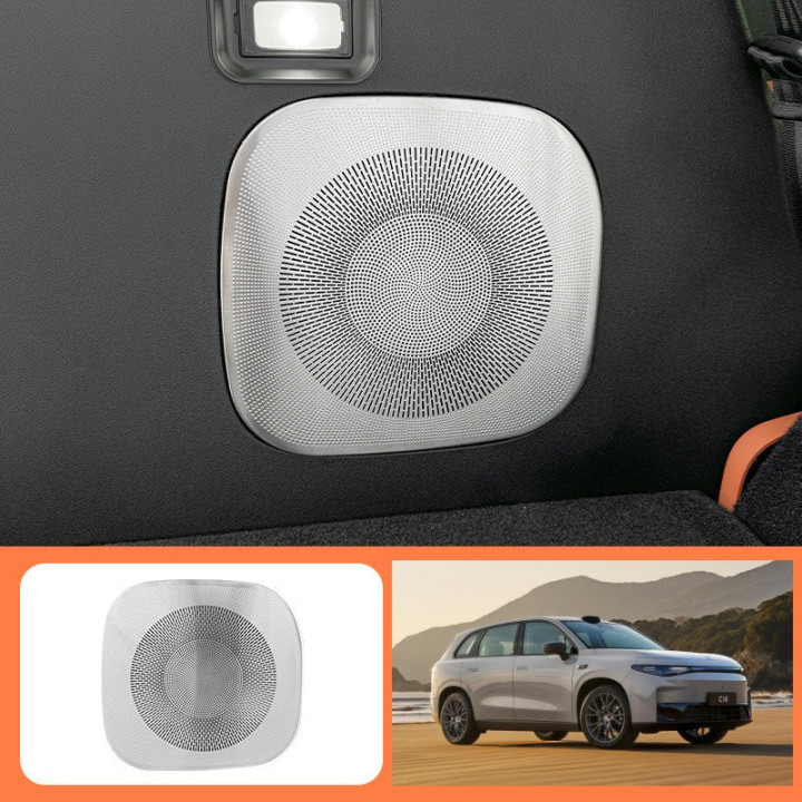 Stainless Steel Trunk Subwoofer Speaker Cover for Leapmotor C10