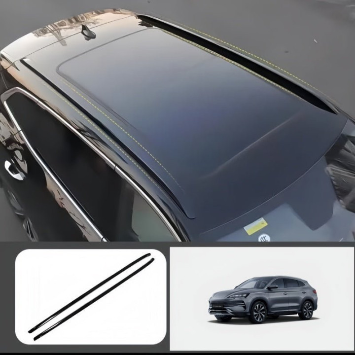 Gloss Black Roof Rail Covers for BYD Sealion 6 / Seal U