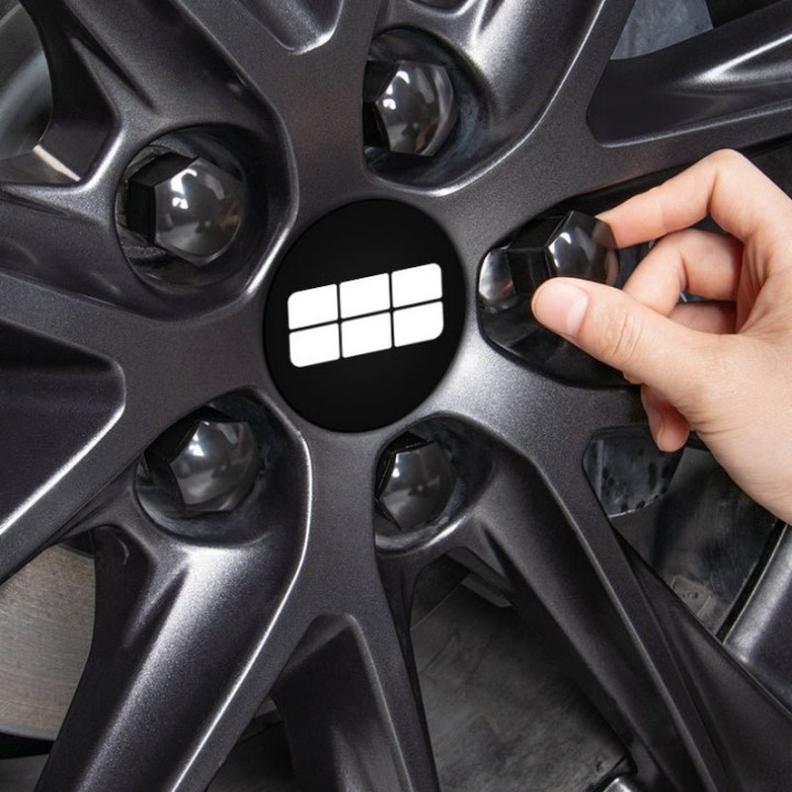 Anti-Theft Wheel Lug Nut Covers for Geely