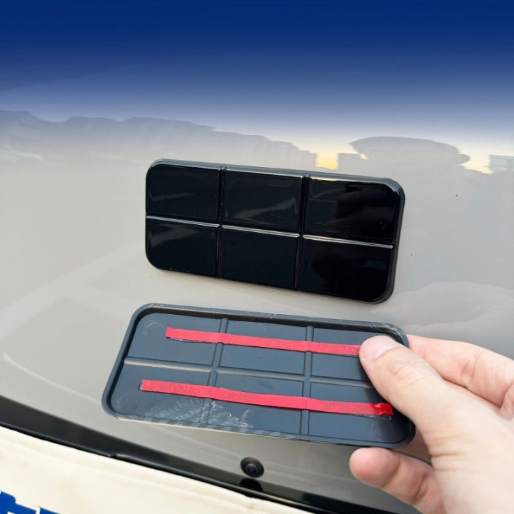 Gloss Black Front Badge for Geely