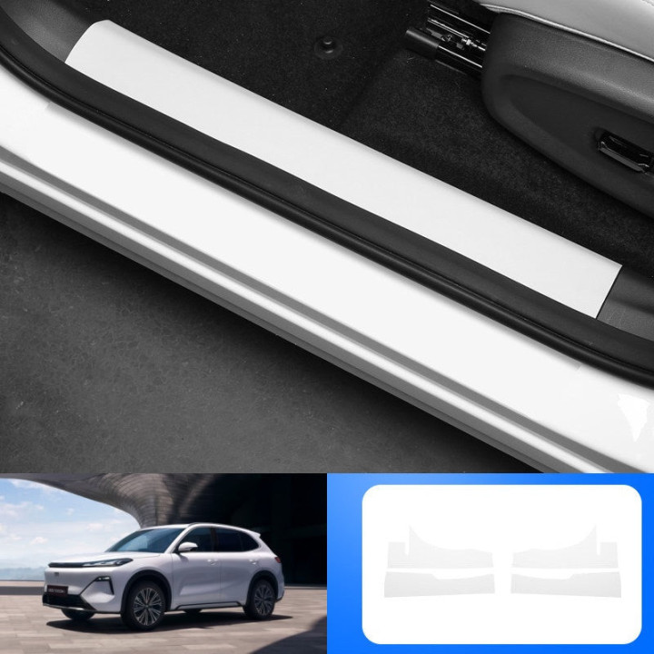 Door Sill Leather Protector Strips for Geely EX5 EM-i