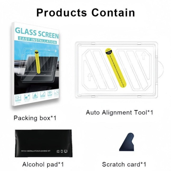 15.4 Inch Tempered Glass Screen Protector for Geely