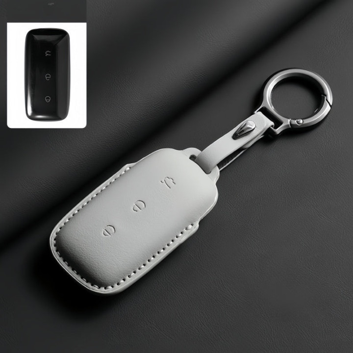 Leather Key Fob Cover for Geely EX5 / Geely Starray EM-i