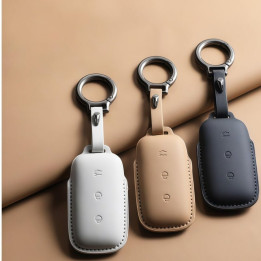 Leather Key Fob Cover for Geely EX5 / Geely Starray EM-i
