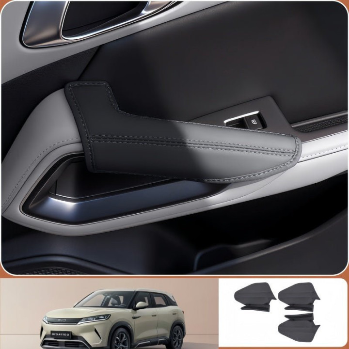 Leather Door Handle Cover for BYD ATTO 2