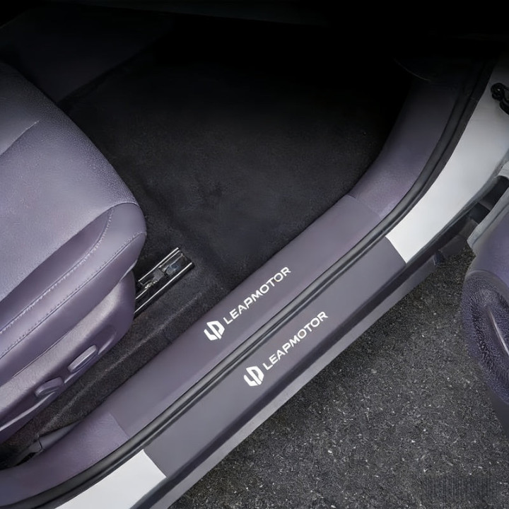 Leather Door Sill Protector for Leapmotor B10