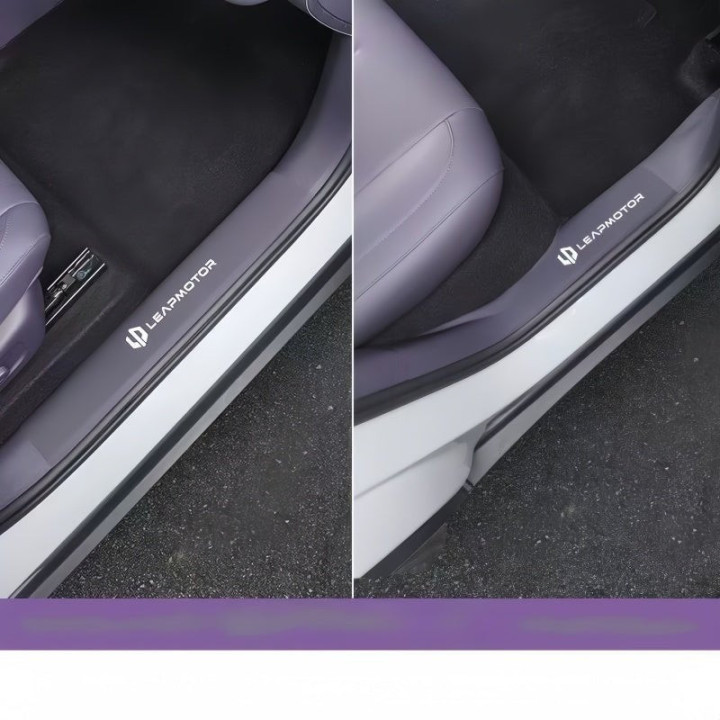 Leather Door Sill Protector for Leapmotor B10