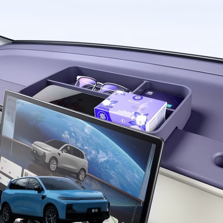 Tissue Box Behind Center Control Screen for Leapmotor B10