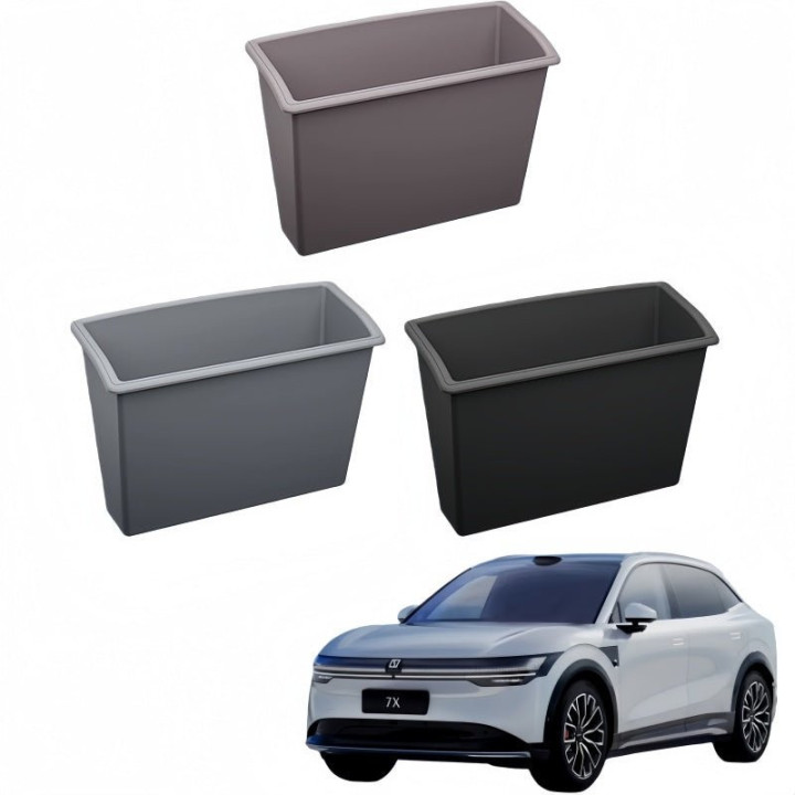 Central Armrest Storage Box Silicone Organizer for Zeekr 7X