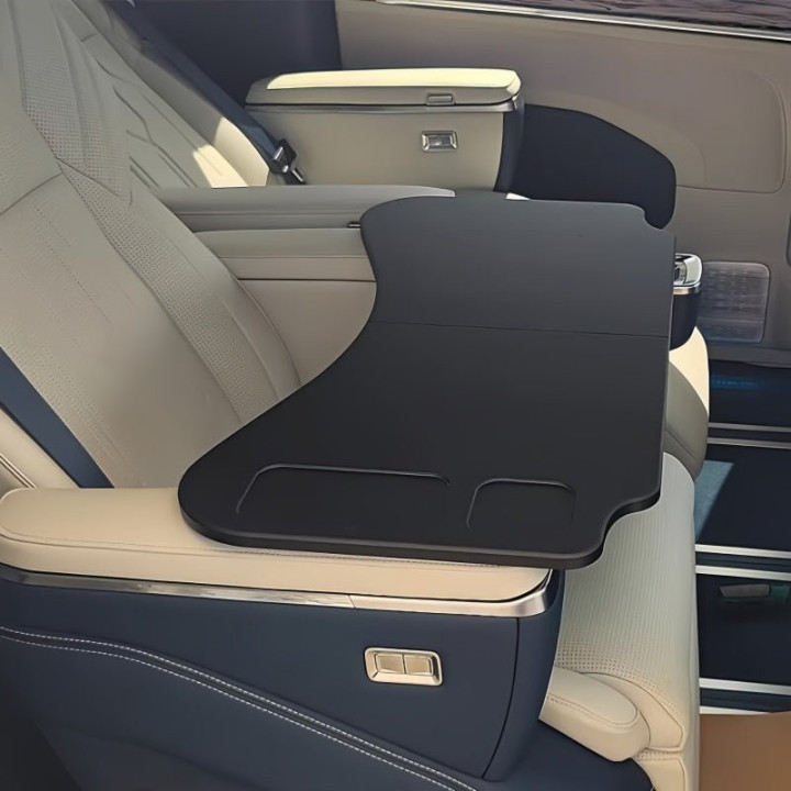 Foldable Leather Car Desk for Zeekr