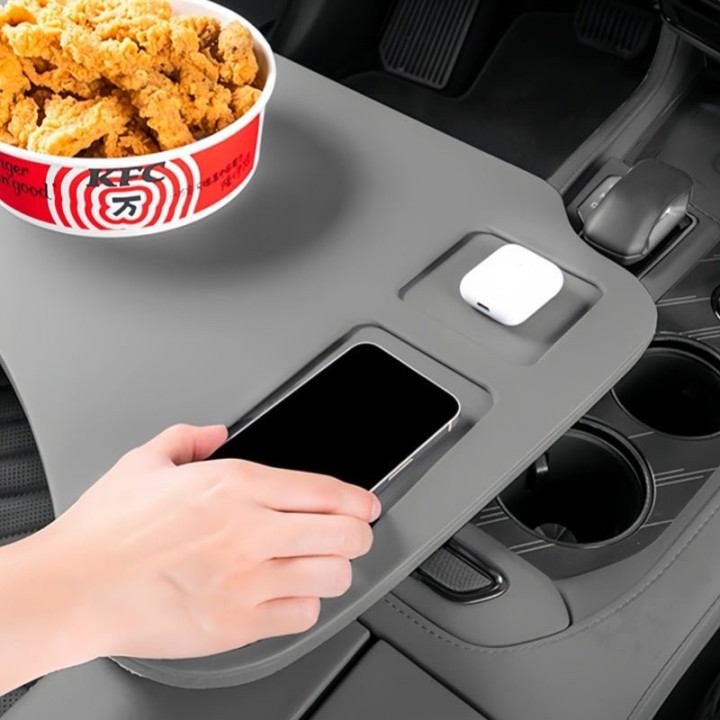 Foldable Leather Car Desk for Zeekr