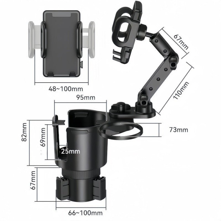 BYD Cup Holder Phone Mount