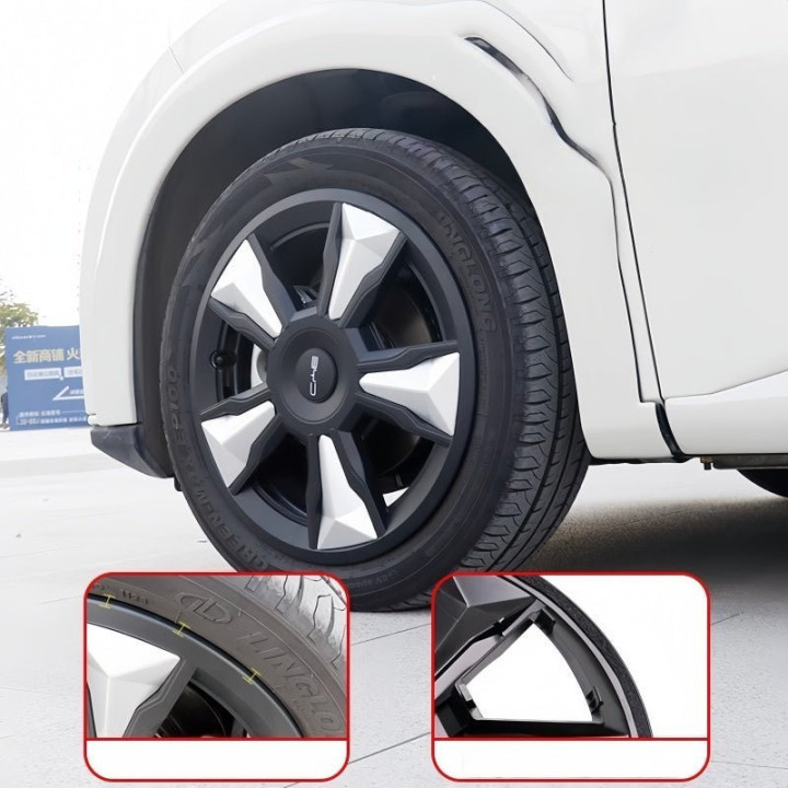 Wheel Hub Cover for BYD Dolphin Surf/Seagull (4 Pcs)