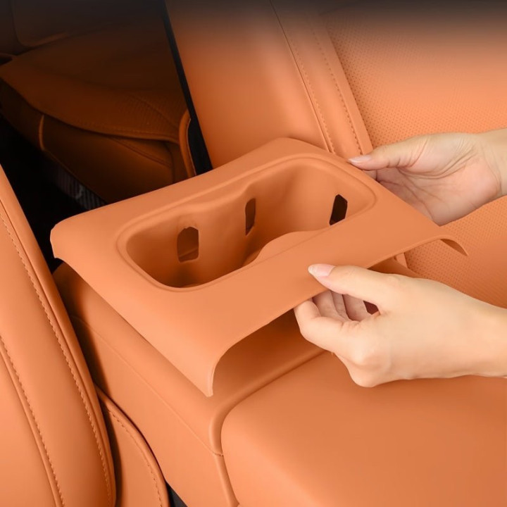 Second Row Armrest Cup Holder Liner for Leapmotor C10