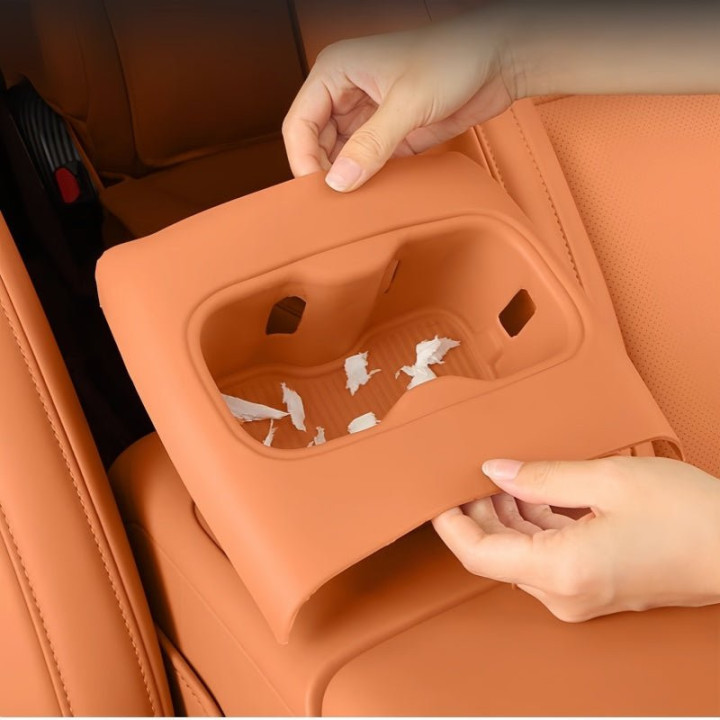 Second Row Armrest Cup Holder Liner for Leapmotor C10