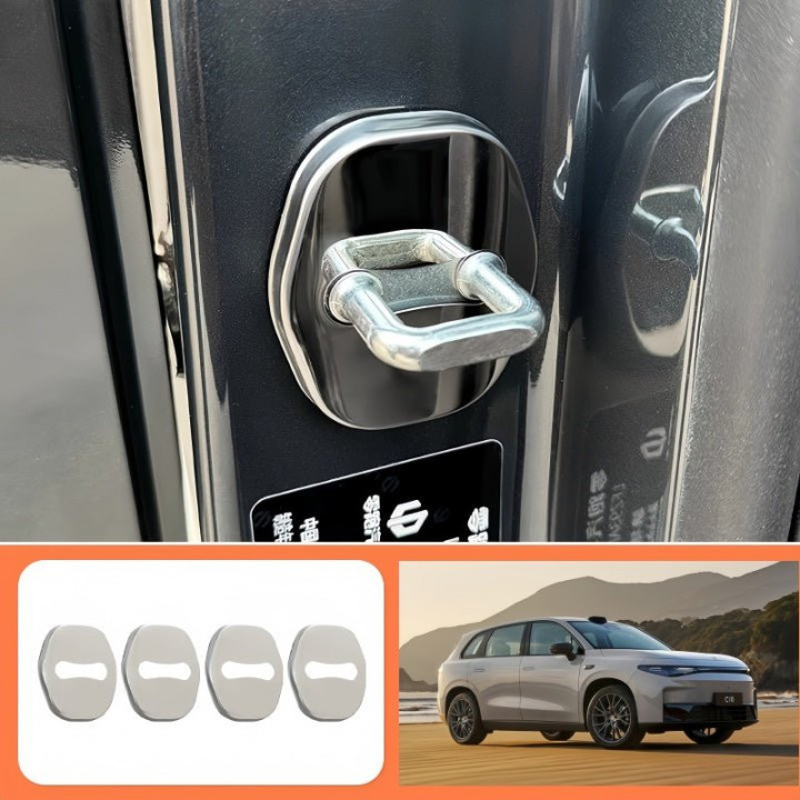 Door Lock Cover Protector Cover for Leapmotor C10/B10/B05/T03 (4 Pcs)