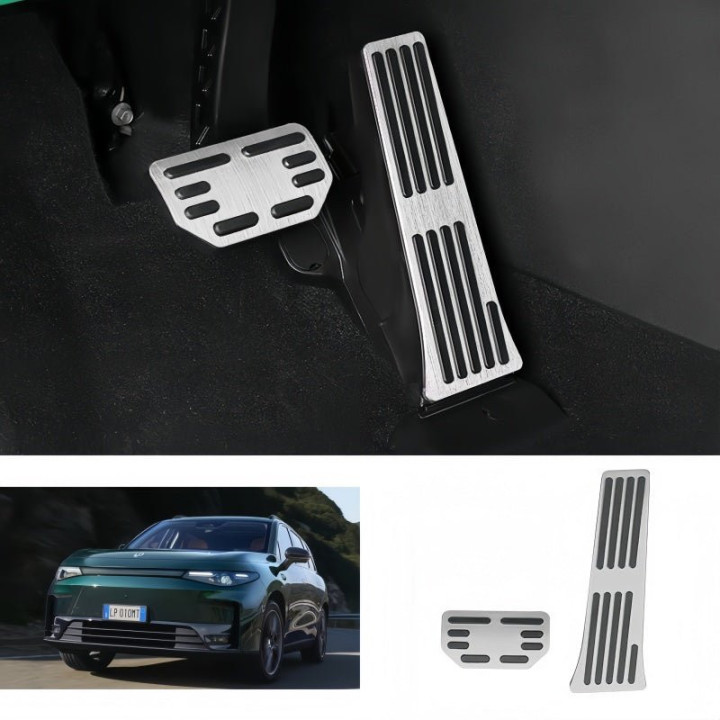 Brushed Aluminum Performance Pedals for Leapmotor