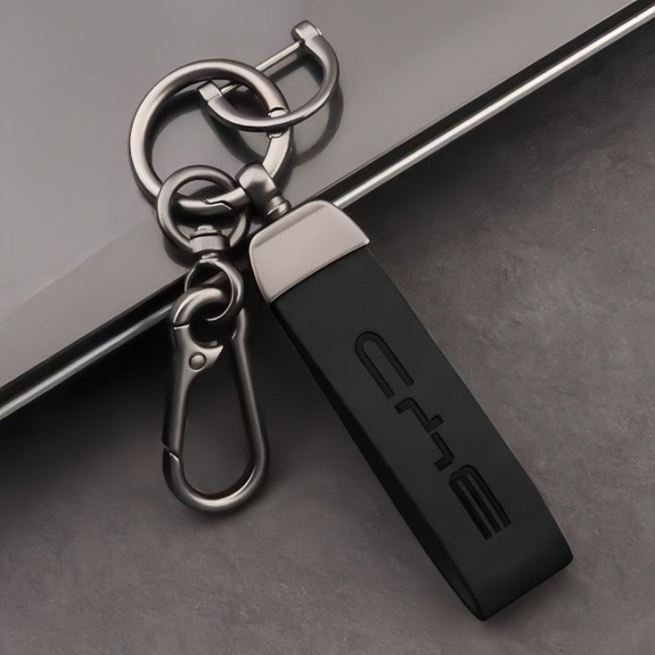 Leather Key Lanyard with Metal Hook for BYD