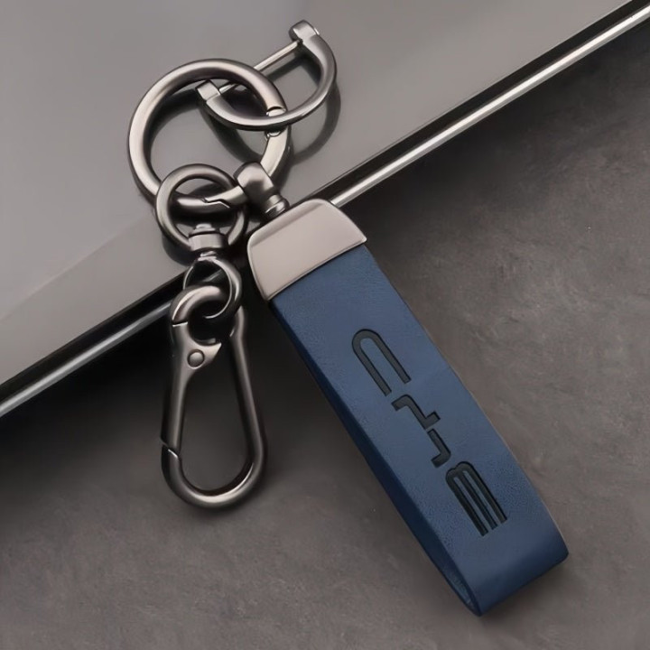 Leather Key Lanyard with Metal Hook for BYD