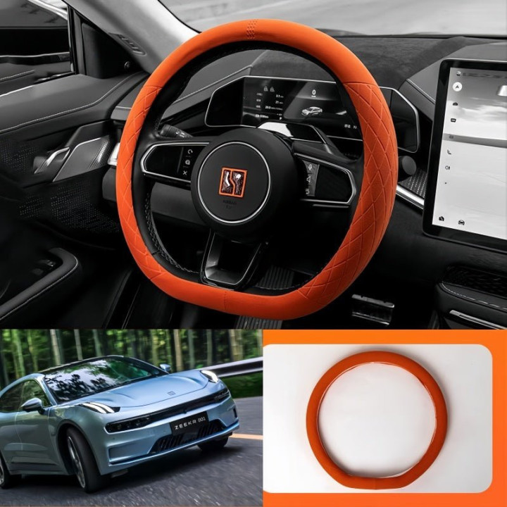 Steering Wheel Cover Suede for ZEEKR 001/009