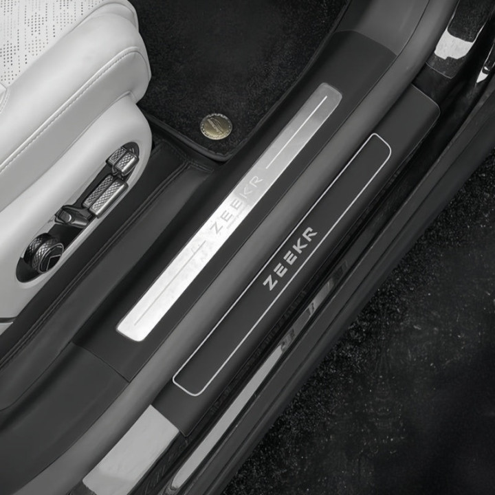 Leather Door Sill Protector for ZEEKR 7X (4 Pcs)