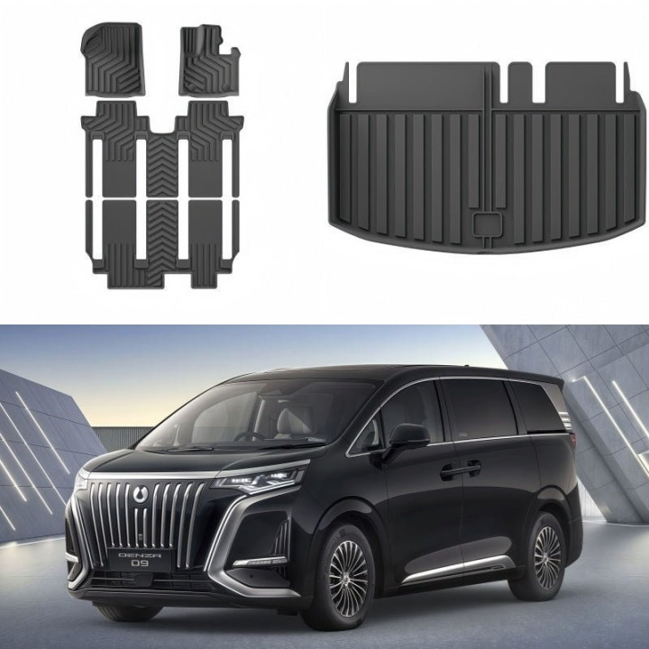 TPE Floor Mats & Trunk Mat for BYD Denza D9