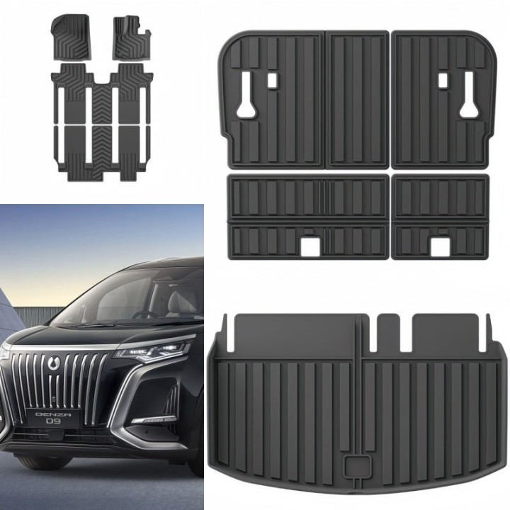 TPE Floor Mats & Trunk Mat for BYD Denza D9
