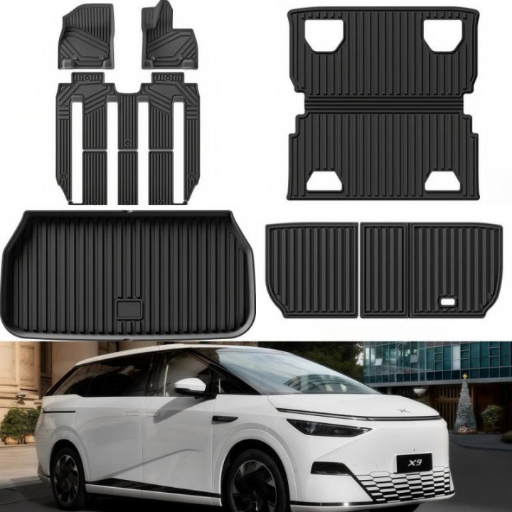 TPE Floor Mats & Trunk Mats for 2025-2026 XPENG X9