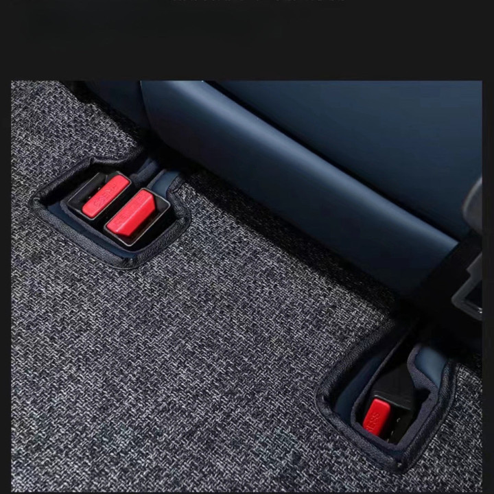 For BYD Atto 3,Dolphin Breathable Linen Car Seat Cushion Protect Mat