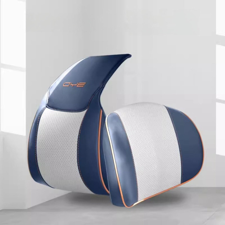 For BYD Premium Leather Headrest & Lumbar Pillow Set (2-Pcs)