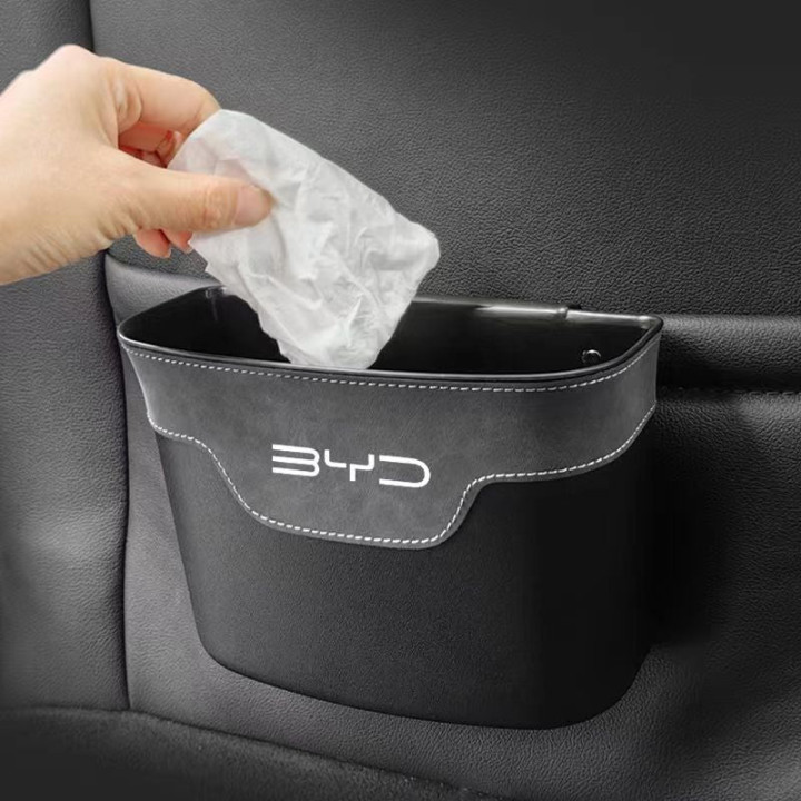 For BYD Car Trash Can Storage Box