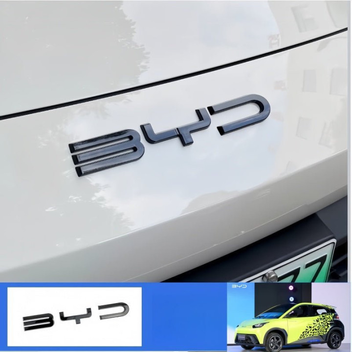 "BYD" Emblem Sticker for BYD Dolphin Surf/Seagull Bumpers