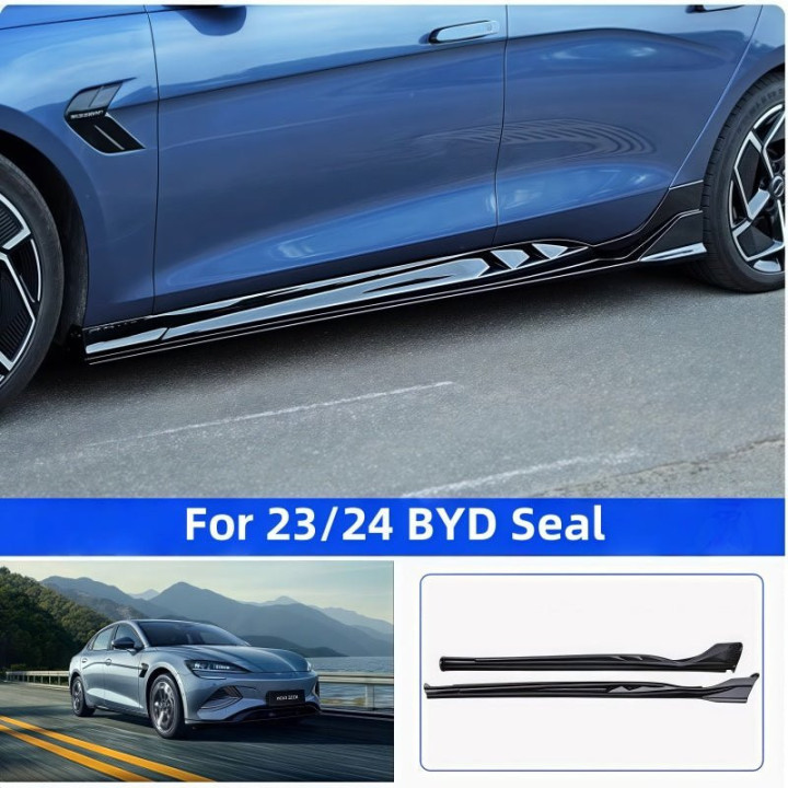 Side Skirt Trim Kit for 2022-2024 BYD Seal (2 Pcs）