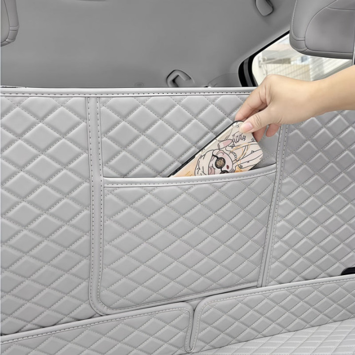 Premium Full-Cover Leather Trunk Mat for BYD Atto 2