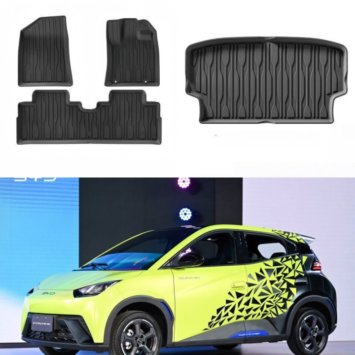 TPE Floor MATS & Trunk MATS for BYD Dolphin Surf/Seagull